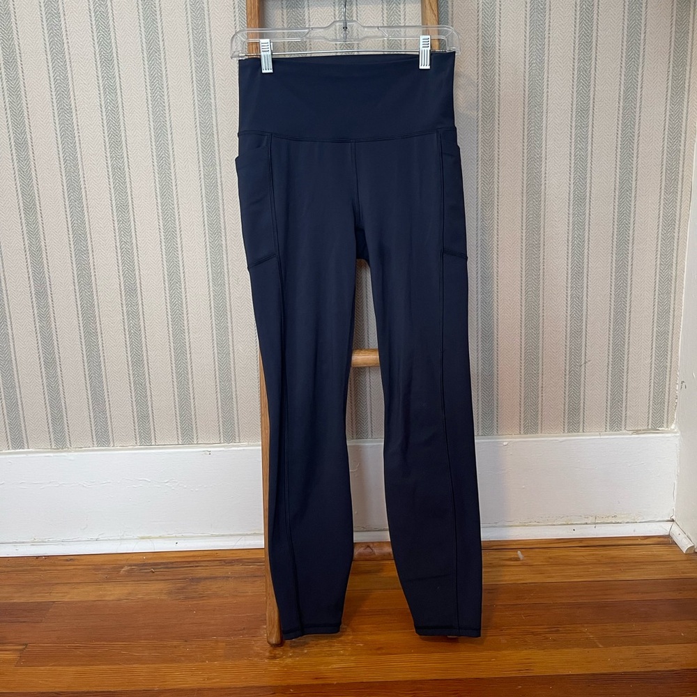 Spyder Women's Navy High-Waisted Leggings With Pockets